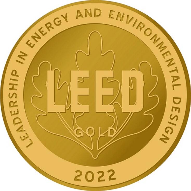 LEED Gold -sertifikaatti vuodelta 2022